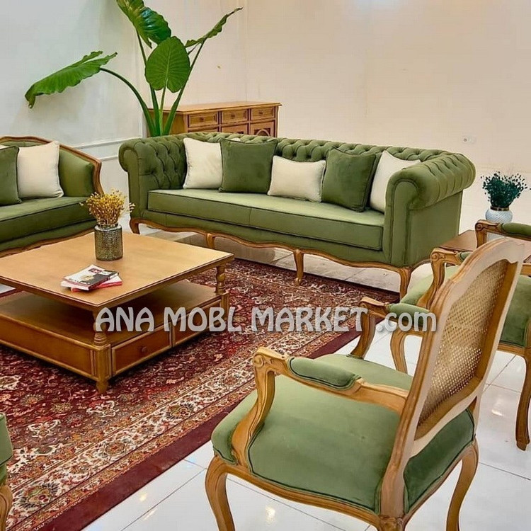 مبل کلاسیک فرانسوی پلاس ۸ نفره